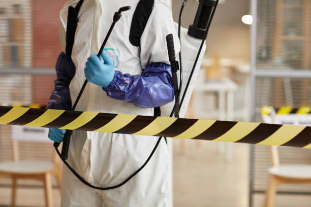 Professional Biohazard Cleanup technician working in Victoria, MN